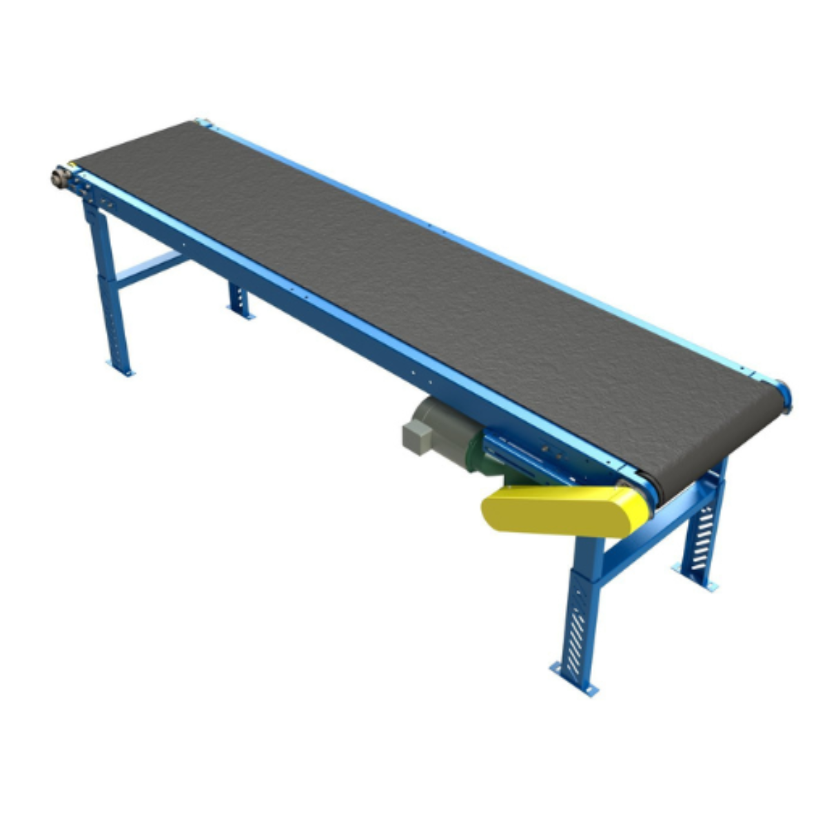 Mild Steel Industrial Conveyor Belt System for Material Handling